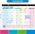 2026-2027 Large Wall & Desk Calendar