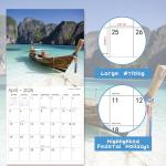 2026 Beach Wall Calendar - Organize in Style