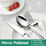 49-Piece Stainless Steel Flatware Set for 8