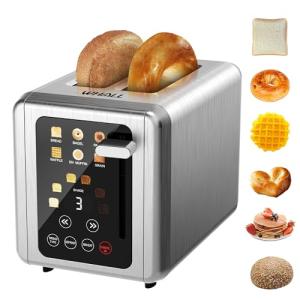 Digital Toaster with Sound Alerts - 2 Slice