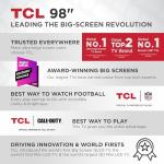 TCL 98-Inch 4K QLED Smart TV with Google