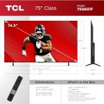 75-Inch TCL QLED 4K Smart TV with Fire TV