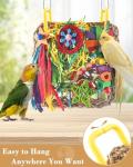 Colorful Cockatiel Foraging Toy for Birds