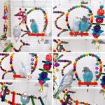 8 Pack Bird Toys Set for Budgies and Parrots