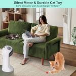 Interactive Motion-Activated Cat Toy with Light