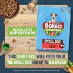 Bakers Beef & Veg Small Dog Food 10kg