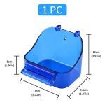 Bird Bath Tub for Cage Birds - Blue