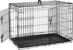 Cardys Small Black Dog Crate with Easy Clean Tray