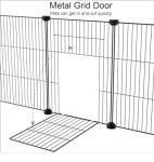 HOMIDEC 14-Panel Pet Playpen and Rabbit Run