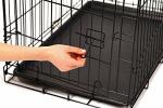 Cardys Small Black Dog Crate with Easy Clean Tray
