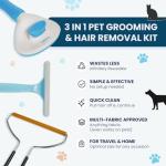 3-in-1 Pet Grooming & Hair Removal Kit