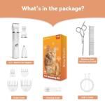 Cat Grooming Clippers Kit with Low Noise Trimmer