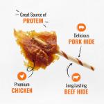 Good 'n' Fun Triple Flavor Wings Dog Chews