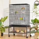 Yaheetech Outdoor Parrot Aviary with Rolling Stand