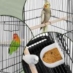 Yaheetech Outdoor Parrot Aviary with Rolling Stand