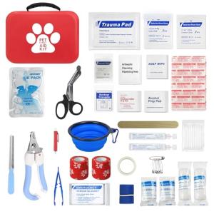 Complete Pet First Aid Kit - 101 Essential Items