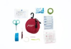 Compact Dog First Aid Kit with Instructions