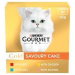 GOURMET Gold Savoury Wet Cat Food Variety 8x85g