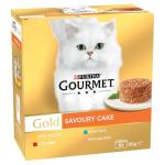 GOURMET Gold Savoury Wet Cat Food Variety 8x85g