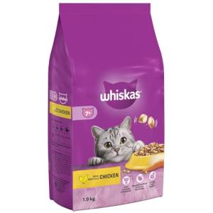 Whiskas 7+ Senior Chicken Dry Cat Food Bags