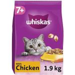 Whiskas 7+ Senior Chicken Dry Cat Food Bags