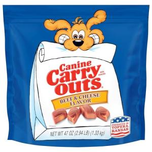 Beef & Cheese Canine Carry Outs Treats, 47 oz