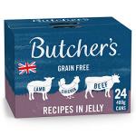 Butcher's Jelly Dog Food Tins, 24 x 400g