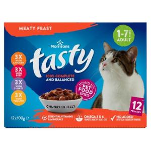 Morrisons Meaty Feast Jelly for Adults, 1200g