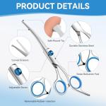 6-Piece Curved Dog Grooming Scissors Set