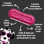 Gentle & Effective Deshedding Brush for Pets
