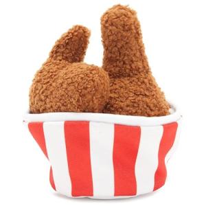 Barkbox Interactive Plush Dog Toy - Fried Licken