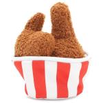 Barkbox Interactive Plush Dog Toy - Fried Licken