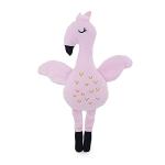 Eco-Friendly Plush Flamingo Dog Toy with Squeaker