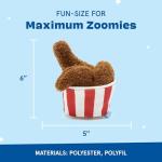 Barkbox Interactive Plush Dog Toy - Fried Licken