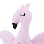 Eco-Friendly Plush Flamingo Dog Toy with Squeaker