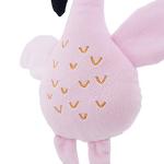 Eco-Friendly Plush Flamingo Dog Toy with Squeaker