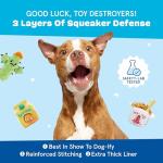 Barkbox Interactive Plush Dog Toy - Fried Licken