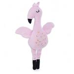 Eco-Friendly Plush Flamingo Dog Toy with Squeaker