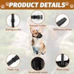 Adjustable Soft Mesh Dog Muzzle for Training