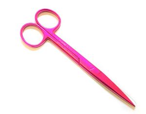 Pet Grooming Nursing Scissors - Pink Glitter 14.5cm
