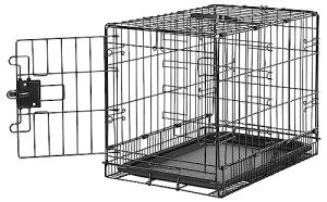 Extra Small Folding Metal Dog Crate with Tray