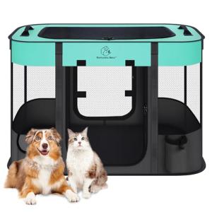 Foldable Pet Playpen for Cats and Dogs