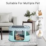 Portable Foldable Pet Playpen for Dogs and Cats