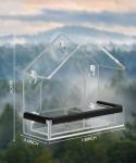 Clear Window Bird Feeder with Strong Suction Cups