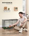 SONGMICS Large Small Animal Cage with Easy Access