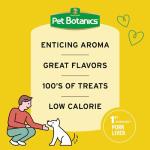 Pet Botanics Dog Training Treats with Pork Liver