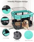 Foldable Pet Playpen for Cats and Dogs
