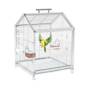 Portable 20.5-Inch Bird Cage for Small Birds