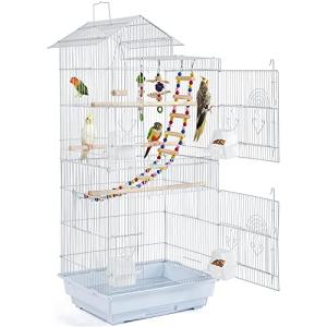 Yaheetech Large White Bird Cage for Parrots