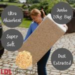 Large Bale Wood Shavings for Small Animals